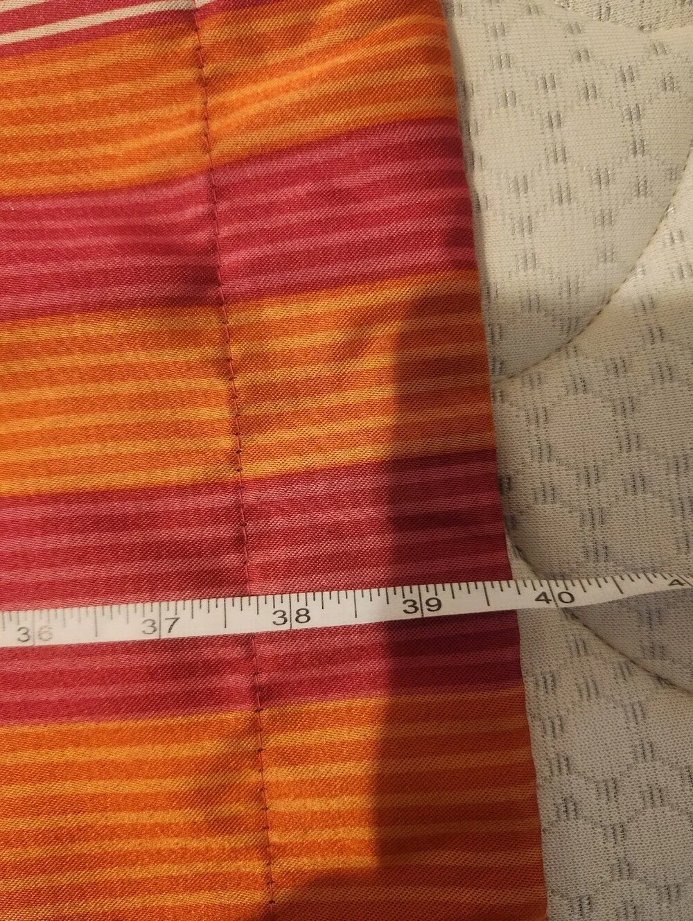 Vibrant Striped Polyester Curtains in Green Pink, Purple & Orange (3)